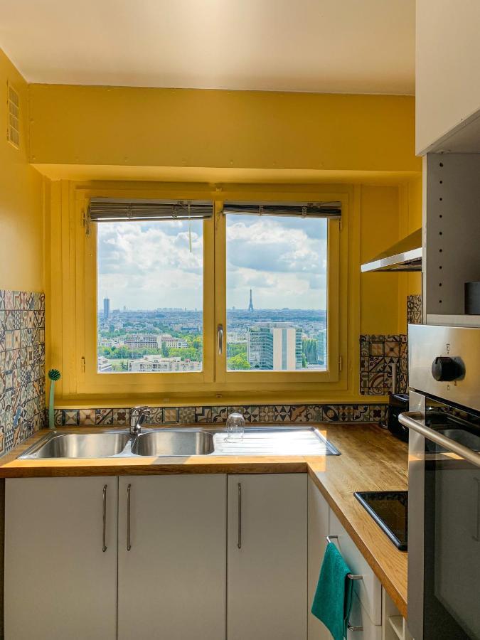 Vue Panoramique Sur Paris : Sublime Appartement Au Centre De Courbevoie Exterior photo