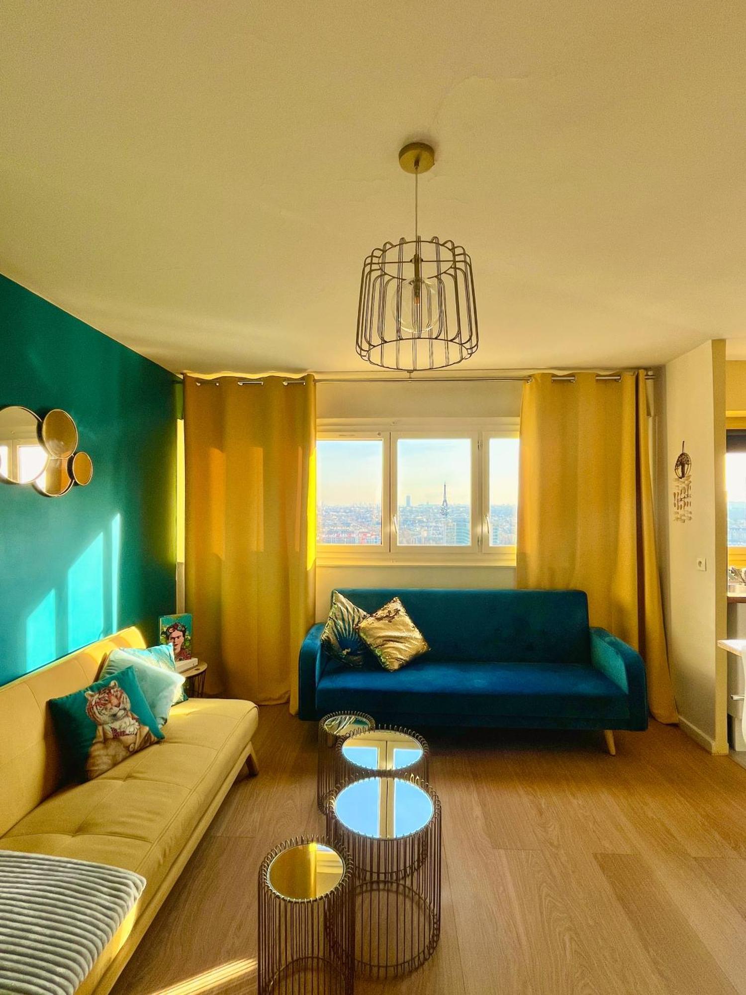 Vue Panoramique Sur Paris : Sublime Appartement Au Centre De Courbevoie Exterior photo